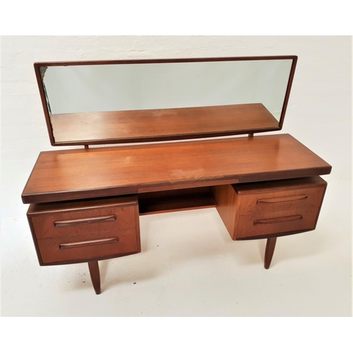 463 - G PLAN TEAK DRESSING TABLE
1960s Fresco design, with an oblong mirror back above a central concealed... 