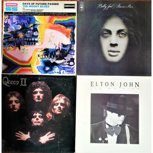 287 - SELECTION OF LP VINYL RECORDS
artists including Queen, Eurythmics, Fleetwood Mac, Billy Joel, Moody ... 