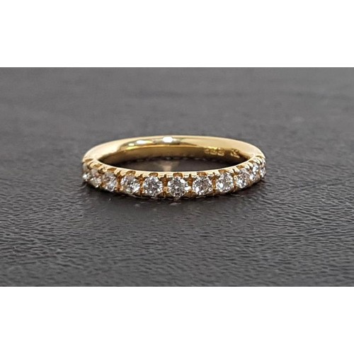106 - DIAMOND HALF ETERNITY RING
the eleven round brilliant cut diamonds totaling approximately 0.44cts, o... 