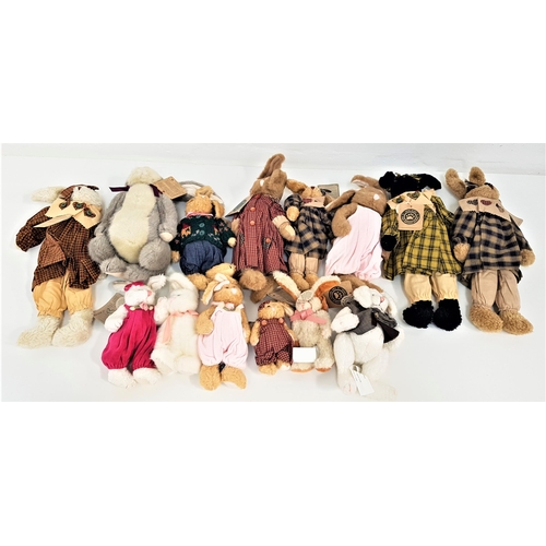 305 - FOURTEEN BOYD BUNNIES
all with original labels, some with outfits, in various colours (14)