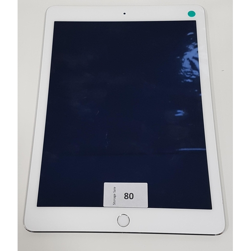 80 - APPLE IPAD AIR 2 (WIFI) - A1566
s/n - DLXQJ4C4G5VY, iCloud protected. Note: It is the buyer's respon... 