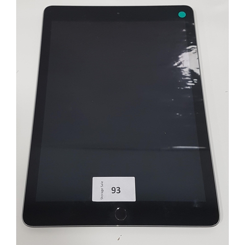 93 - APPLE IPAD 6TH GENERATION (WIFI) - A1893
s/n - F9GWP04JJF85, iCloud protected, Note: It is the buyer... 