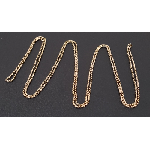 103 - GOLD PLATED GUARD CHAIN
approximately 162cm long