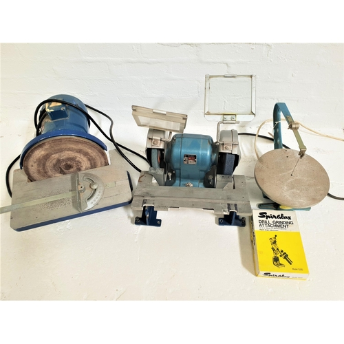 318 - PICADOR TABLE TOP SANDER
with a Brook Crompton Parkinson motor, a Black & Decker 6