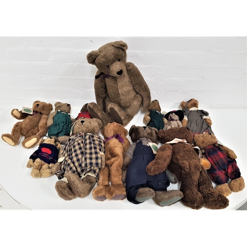 306 - THIRTEEN BOYD BEARS
all with original labels and some with outfits, in various shades of brown (13)