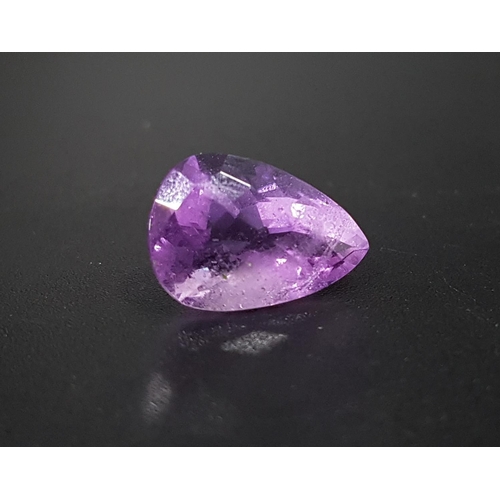 92 - CERTIFIED LOOSE AMETHYST
the pear cut amethyst weighing 6cts, with IDT certificate