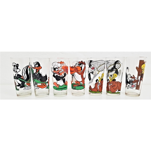 1263 - SEVEN WARNER BROS. PEPSI COLLECTOR SERIES GLASSES
all dates 1976, comprising 2x Daffy Duck and the T... 