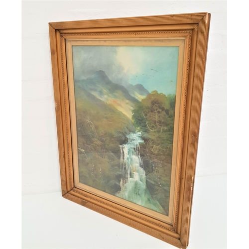 1699 - D. NOTLEY
The Waterfalls, pair of oil on boards, 52.5cm x 38cm (2)