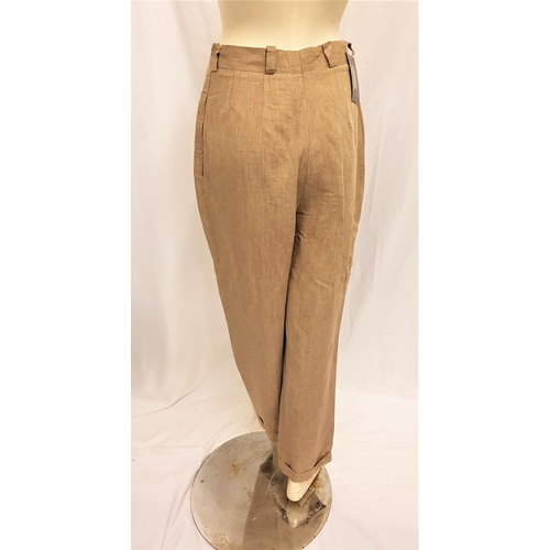 170 - JACLYN SMITH - 'DRIES VAN NOTEN' PAIR OF TROUSERS
the beige linen mix trousers size 40