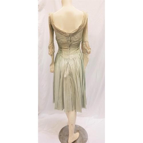 203 - SCOTTISH BALLET - GISELLE - CHARACTER GISELLE
the mint green silk dress with three quarter length sl... 