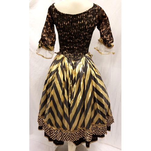 274 - SCOTTISH BALLET - CINDERELLA - ARABELLA
the black and gold dress with black lace overlay and black a... 