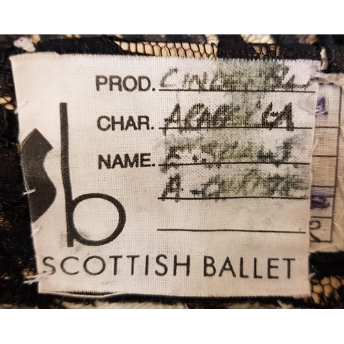 274 - SCOTTISH BALLET - CINDERELLA - ARABELLA
the black and gold dress with black lace overlay and black a... 