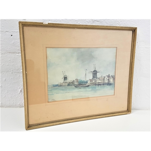 343 - JAMES LITTLE
Near Harlem, watercolour, signed and label to verso, 22cm x 32cm