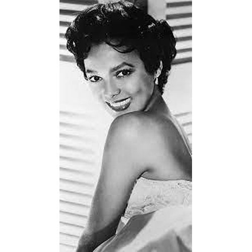 132 - DOROTHY DANDRIDGE OWNED 1960s LIME GREEN EVENING DRESS
the handmade dress with accordion pleated ski... 