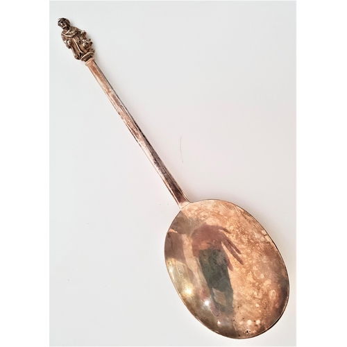 127 - VICTORIAN SILVER APOSTLE SPOON
by George W. Adams of Chawner & Co, London 1876