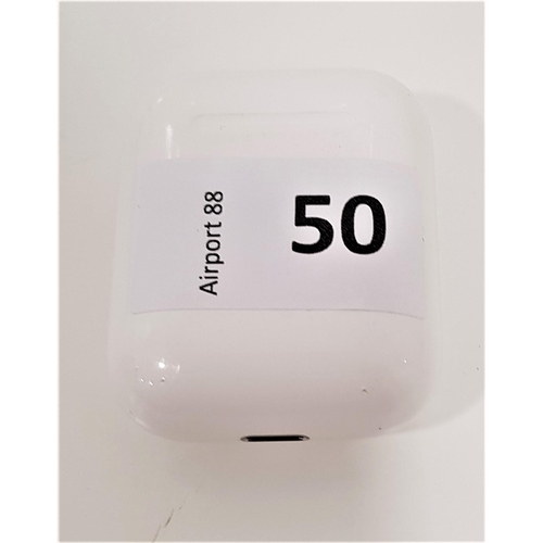 50 - APPLE SECOND GENERATION AIRPODS
with lightening charging case