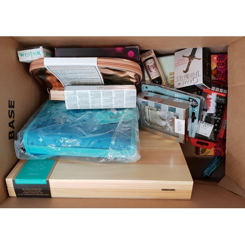 30 - ONE BOXES OF NEW ITEMS
including: Cyclist tool kit, small tool kit, fridge magnets etc