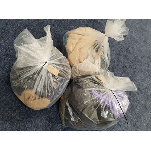 6 - THREE BAGS OF GENTS CLOTHING ITEMS
including: GAP, M&S, Dockers, North Face, Adidas, Nike etc (3)