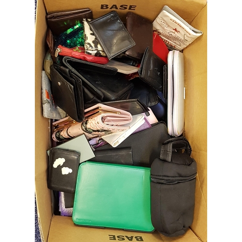 102 - ONE BOX OF PURSES, WALLETS AND PROTECTIVE CASES