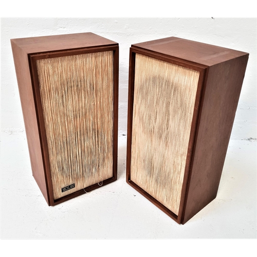 296 - PAIR OF KLH TEAK SPEAKERS
model Seventeen, 59cm high