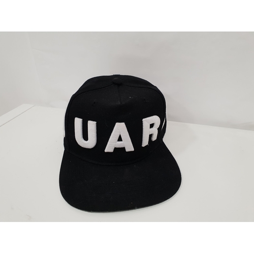 146 - DSQUARED2 BLACK FLATCAP