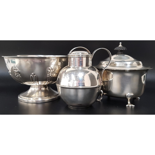 188 - EDWARD VII SILVER JERSEY MILK JUG
the removable lid with a strap handle and matching side handle to ... 