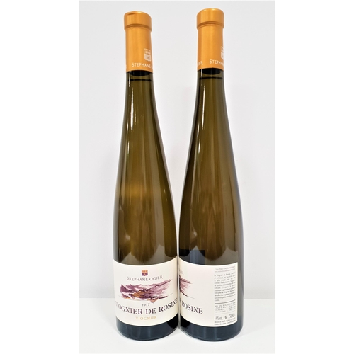 518 - TWO BOTTLES OF 2017 STEPHANE OGIER VIOGNIER DE ROSINE
75cl & 14% (2)