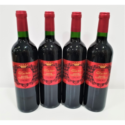 527 - FOUR BOTTLES OF 2014 CHATEAU FOURCAS-BORIE LISTRAC-MEDOC
75cl & 13.5% (4)