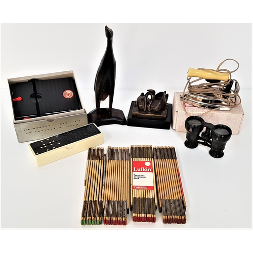 314 - SELECTION OF COLLECTABLES
including a pair of Lizars opera glasses, a boxed Sterolist viewer, Prilec... 