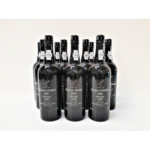 538 - 12 BOTTLES OF QUARLES HARRIS 1997 VINTAGE PORT
Bottled in 1999, 75cl and 20%