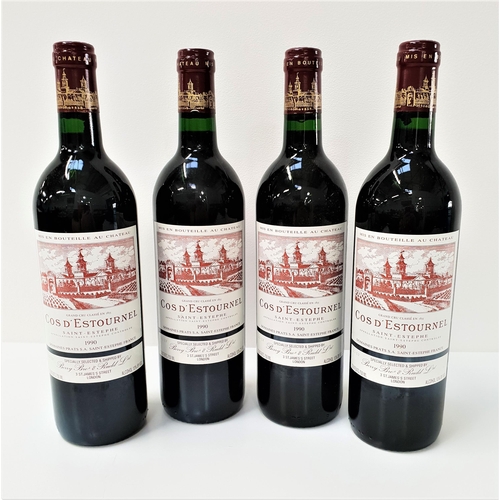 546 - FOUR BOTTLES OF COS D'ESTOUNEL SAINT-ESTEPHE
specially selected and shipped by Berry Bros. & Rudd Lt... 