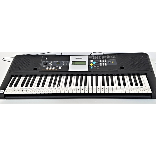 343 - YAMAHA ELECTRONIC KEYBOARD
model PSR-E223, with integral speakers and power lead