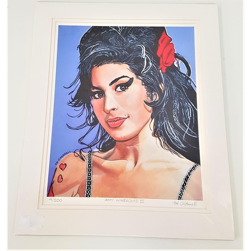 405 - ED O'FARRELL
Amy Winehouse III, limited edition print 4/200, signed, 37cm x 29cm