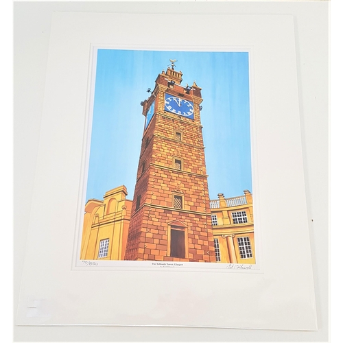 408 - ED O'FARRELL
The Tolbooth Tower, Glasgow, limited edition print 70/850, signed, 36cm x 26cm