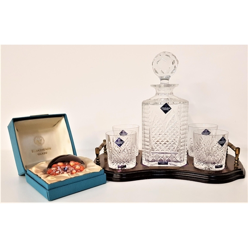 150 - EDINBURGH CRYSTAL DECANTER SET
comprising a whisky decanter and stopper with four whisky tumblers, o... 