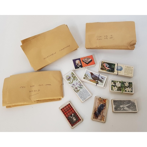 213 - SELECTION OF CIGARETTE AND OTHER CARDS
including W.D. & H.O. Wills Railway Equipment, Ty-Phoo Britis... 