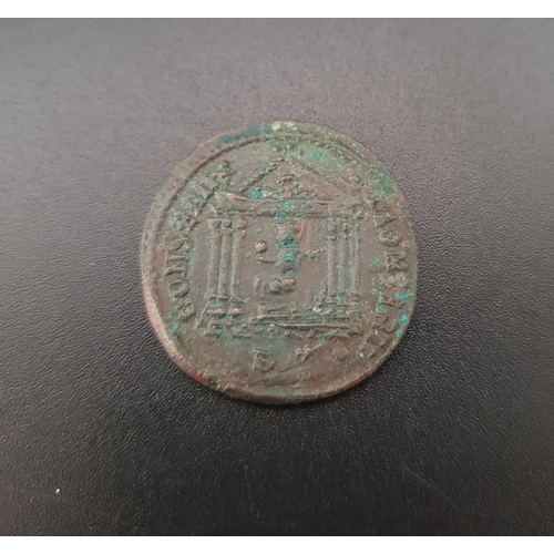 281 - MAXENTIUS (AD 306-312) BRONZE FOLLIS
obverse: Laureate head of Mexentius facing right, IMP C MAXENTI... 