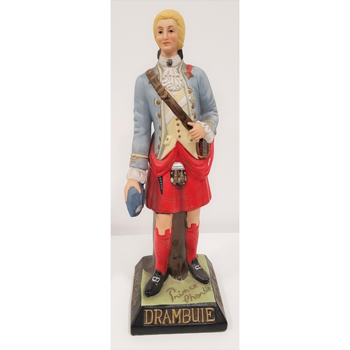 155 - DRAMBUIE ADVERTISING FIGURE
of Bonnie Prince Charlie in highland dress, 34cm high