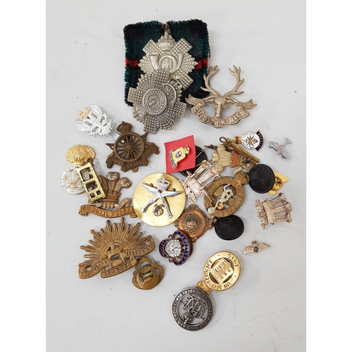 267 - SELECTION OF MILITARY BADGES
including the 10th Royal Hussars, Royal Welch Fusiliers, Royal Corps Of... 