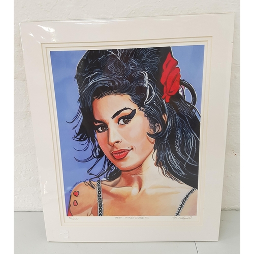 298 - ED O'FARRELL
Amy Winehouse III, limited edition print 5/200, signed, 37cm x 29cm