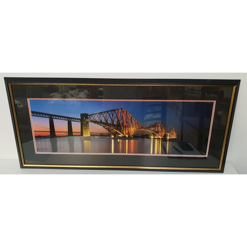 313 - SCOTTISH SCHOOL
Forth Bridge, photographic colour print, 27cm x 84cm