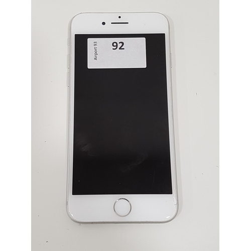 92 - AAPLE IPHONE 7 A1778
serial number: F71Y9Q8BHG7G, inei: 358686092047921, iCloud Protected, Note: It ... 