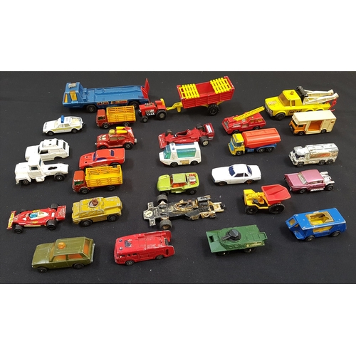 282 - SELECTION OF DIE CAST VEHICLES
including Corgi, Matchbox, Britains, Lesney, Majorette, Lone Star and... 