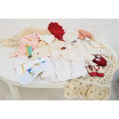 250 - SELECTION OF CHILDREN'S AND BABIES CLOTHING
including a child's smock with floral decoration, baby c... 