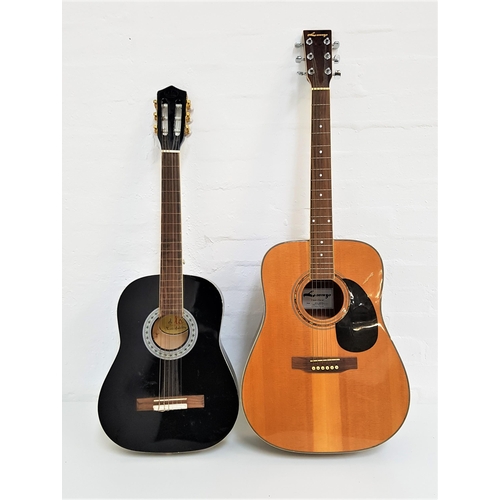 273 - LORENZO ACOUSTIC GUITAR
model AXL-6450N, and a Music Fidelity acoustic guitar (2)