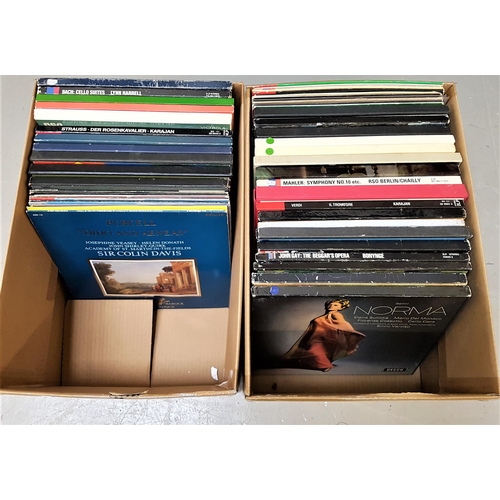 270 - LARGE SELECTION OF CLASSICAL RECORDS
including boxed sets, Mozart, Tchaikovsky, Verdi, Liszt and man... 