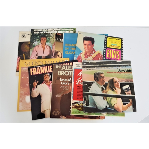 272 - LARGE SELECTION OF LPs
including Elvis, Dean Martin, Geno Washington, The Alexander Brothers, Perry ... 