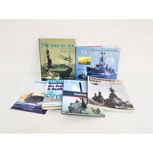 243 - LARGE SELECTION OF MILITARY NAVAL BOOKS
including the British and American ships and submarines, Rus... 