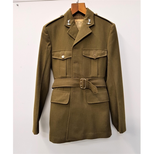 335 - BRITISH ARMY NUMBER 2 DRESS UNIFORM
comprising a jacket size 27 and trousers, with the badges of the... 