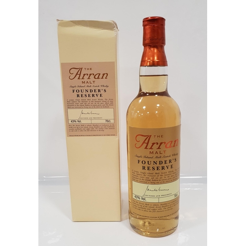 452 - ARRAN FOUNDER'S RESERVE
one bottle of Single Island Malt Scotch Whisky, with outer box, 70cl and 43%... 